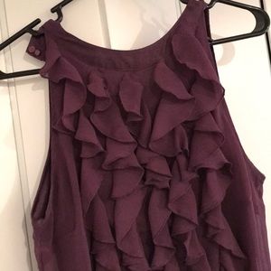 Ruffle tank top